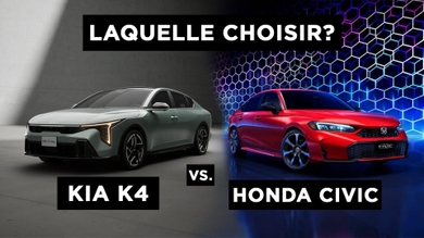 Kia K4 vs. Honda Civic – Laquelle choisir?